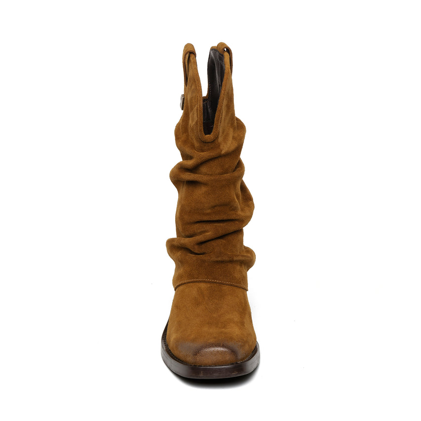 Qiana Bootie COGNAC SUEDE