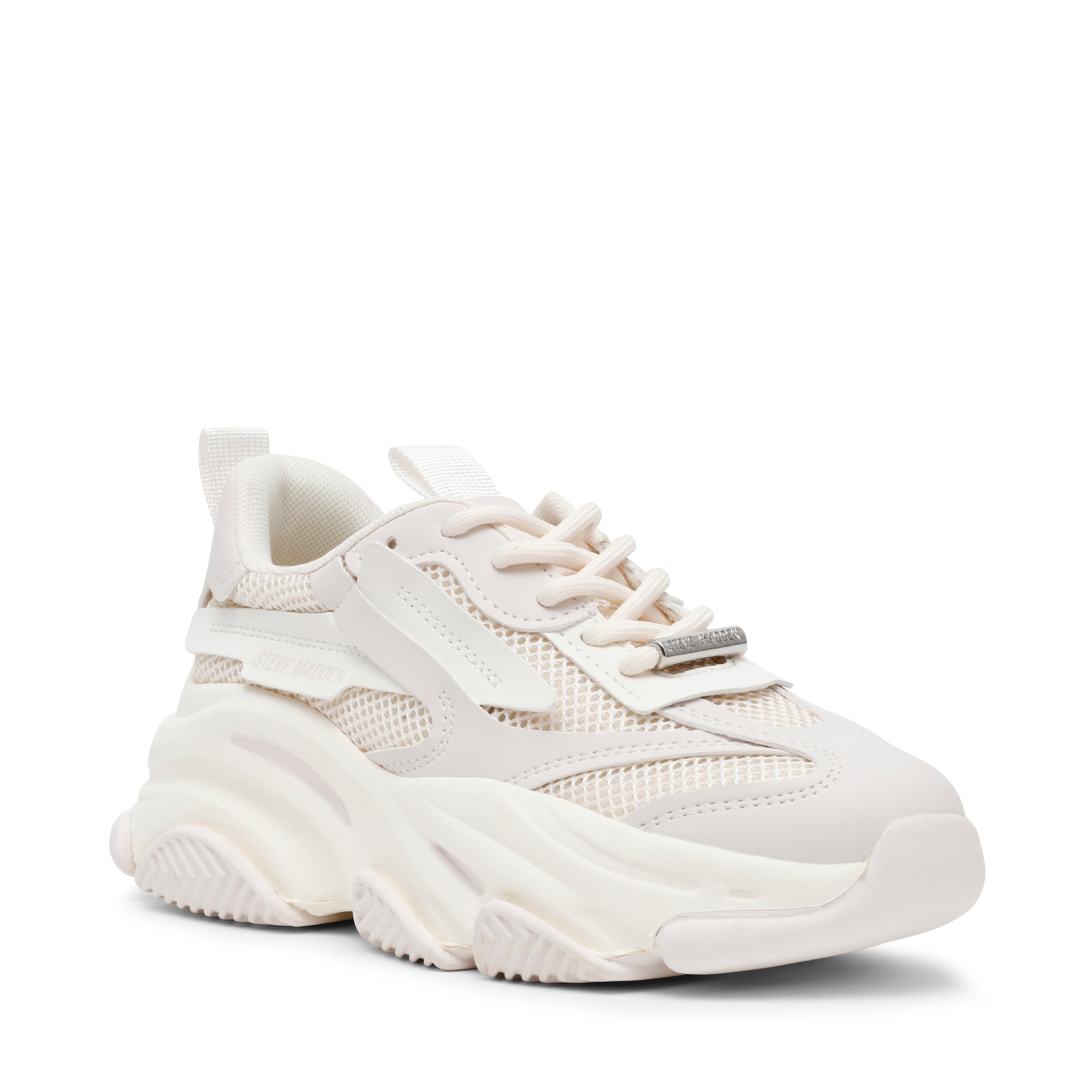 SALE【STEVE MADDEN】スタッズ スニーカー Possession Silver Steve Madden Shoes - Possession-E - Silver Metallic | KW GR