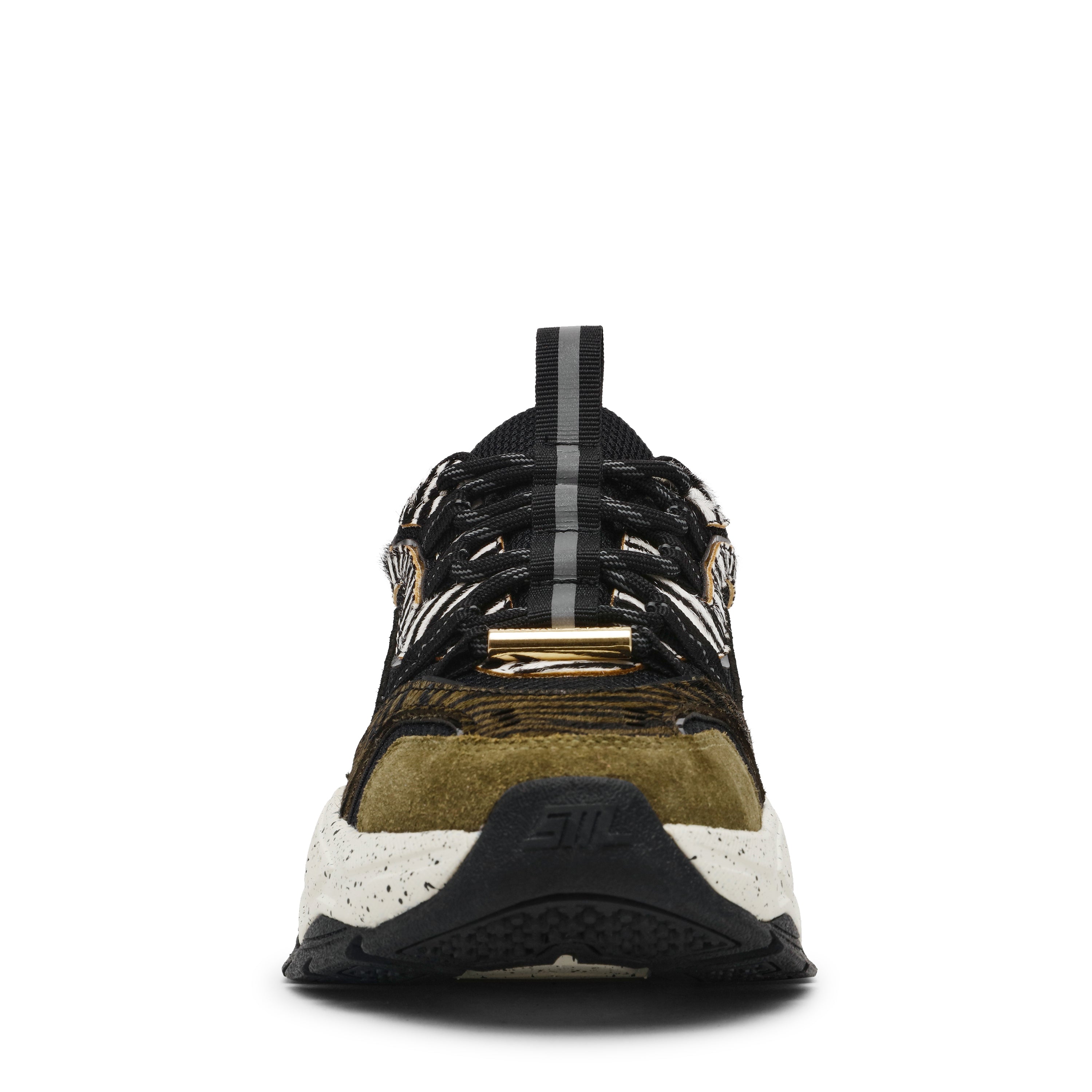 Animates-LE Sneaker OLV ZEBRA