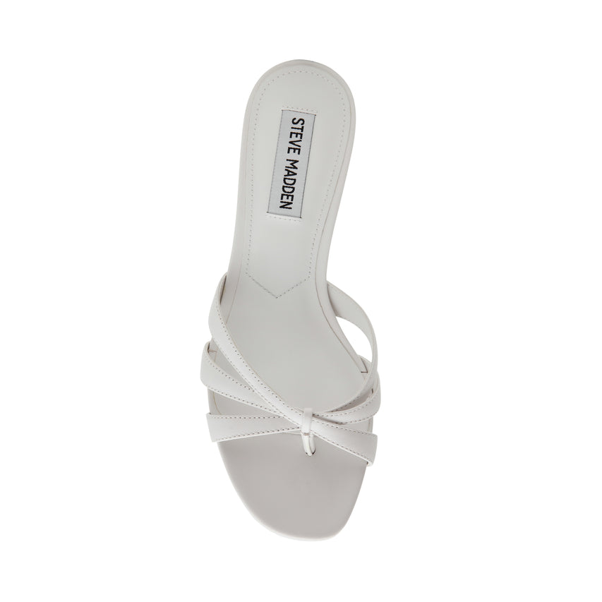 Cary Sandal WHITE LEATHER